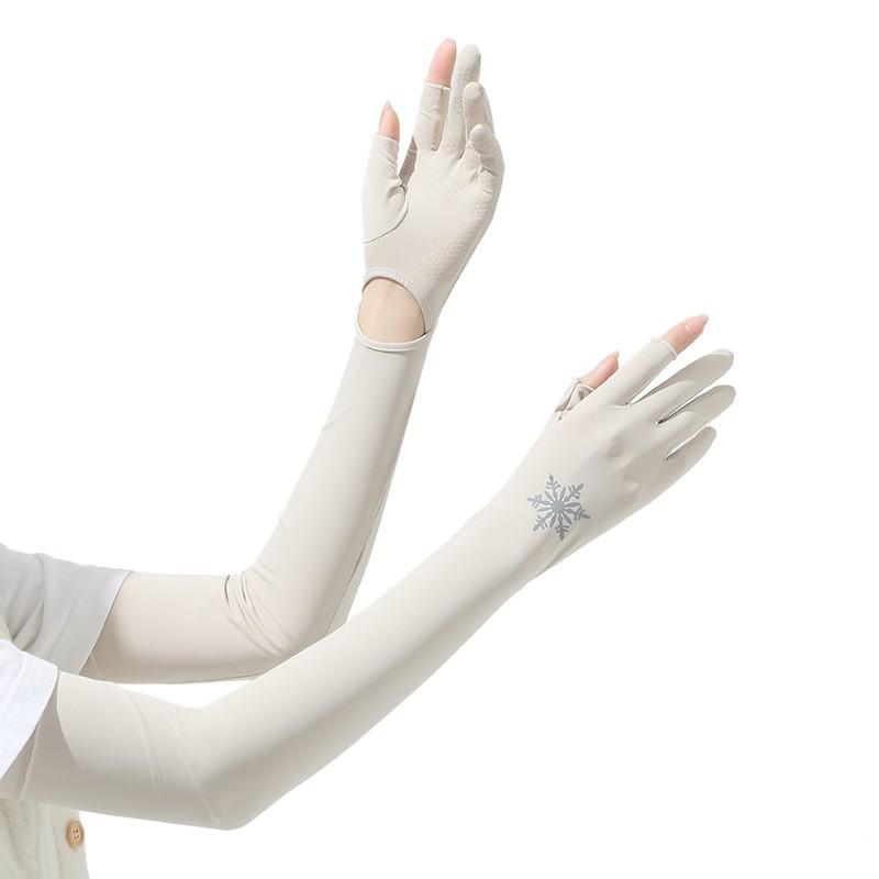 Summer Womens Breathable Uv Protection Gloves With Touch Screen For Outdoor Cycling And Sports