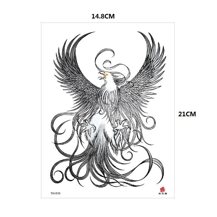 Vzor zvířete tygr vlk květina paže polovina paže vodní transfer vodotětná tetovací samolepka simulační tetování