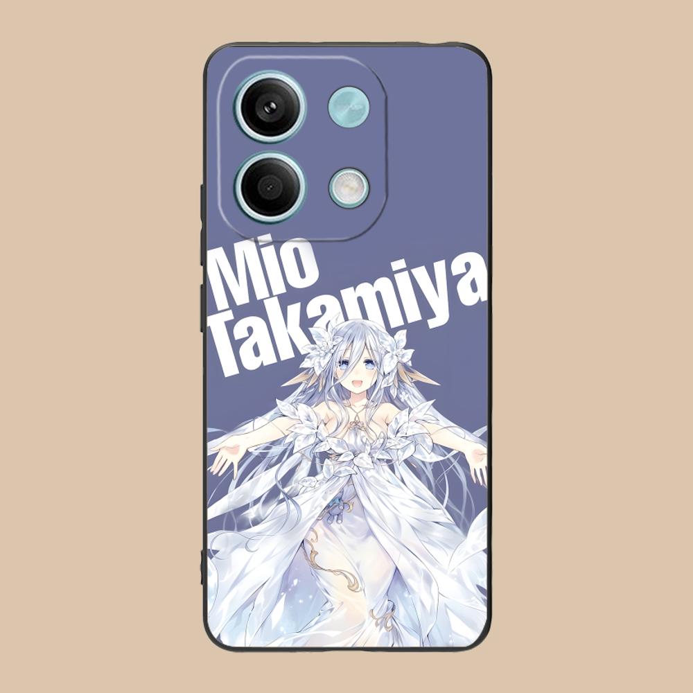 Date a Live Mio Takamiya Matte TPU Mobile Phone Case for POCO M7 M6 M5 M4 M3 X7 X6 X5 X4 X3 Pro GT 5G Colorful Printing Cover