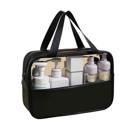 Atrakcyjna kosmetyczka o dużej pojemności. Przezroczysty wodoodporny pojemnik na kosmetyki