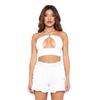 Missy Empire Womens/Ladies Cut Out Sleeveless Crop Top