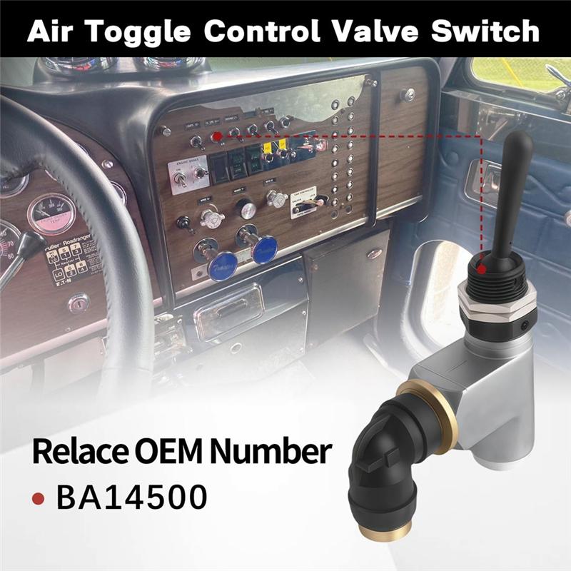M63K-Pneumatic Toggle Switch Air Toggle Switch Pneumatic Control Valve For Peterbilt 389 BA14500 For Kenworth International LT