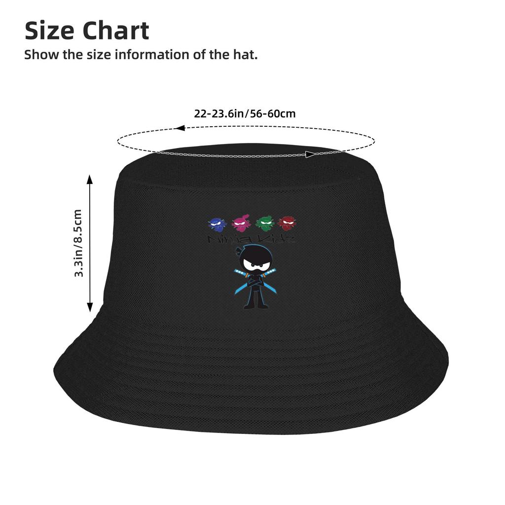 Ninja Kidz Bucket Hat Panama Bob Hats Outdoor Cool Autumn For Summer Beach Fishing Unisex Fisherman Caps
