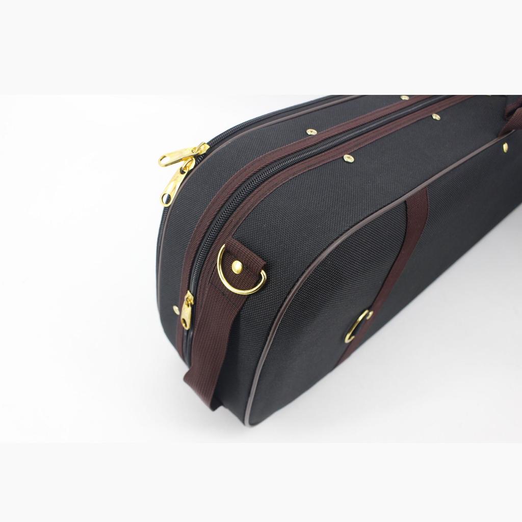 Premium Coffee Violin Case: Shockproof, Waterproof, Lightweight, Dual/Single Shoulder Options
