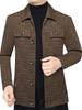 2025 Winter Solid Color Lapel Short Jacket for Men: New Business Casual Coat