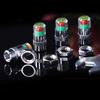 2.4Bar 36PSI Tire Pressure Monitoring Valve with 3-Color Eye Alert Tyre Valve Caps Pressure Monitor Indicator Fit for Most Cars