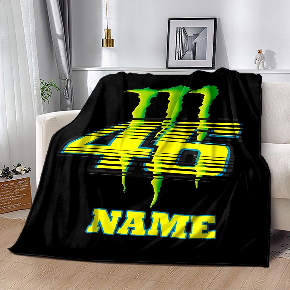 Monster Energy Blanket Durable Comfort Great for Couch Office Seaside for All Seasons Digital Print Perfect Gift for Relatives and Friends