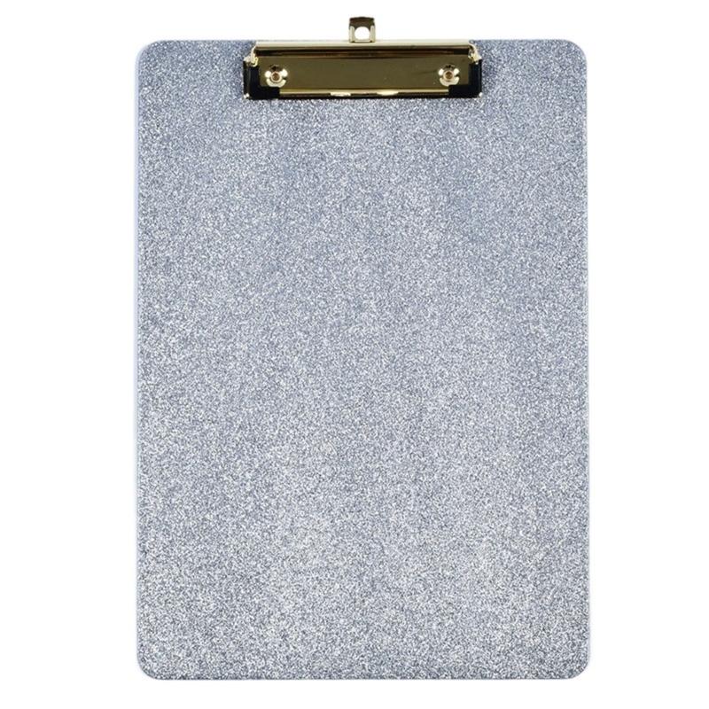 Sparkling Acrylic Clipboard Multipurpose Document Organiser Writing Board Standard Size Clipboards with Hanging Hook