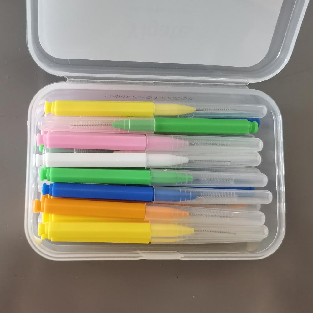 30Pcs Interdental Brush I Type Soft Bristles for Orthodontic Braces Cleaning Teeth Gap Care