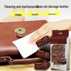 Genuine Leather Shoe Shine Wipes: Individually Packaged for Stain Removal, Nourishing, Polishing, and Anti-aging Care.