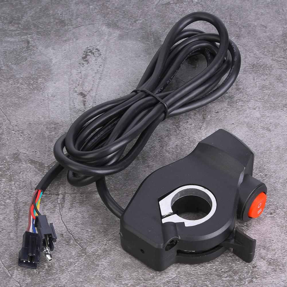Electric Bike Thumb Throttle LCD Display Digital Battery Voltage Power Switch for Electric Vehicle