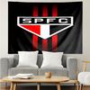 Pau-lo Fc Emblem Printed Printed Tapestry, for Bedroom,Livingroom, Dormitory, Large Wall Decor, Fabric Decor Fan Birthday Gifts