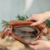 Johnature Retro Saddle Bag Soft Cowhide Crossbody Bag Genuine Leather Versatile Women's Shoulder Bag
