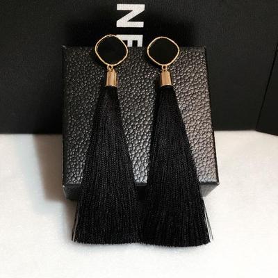 Elegant Long Tassel Earrings - Korean, European & American Style (E001610)