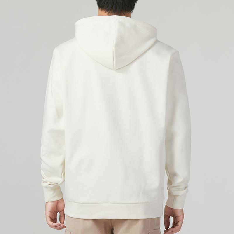 PUMA Solid Color Front Print Letter Logo Hoodie Long Sleeve Men Tops White 846547-73