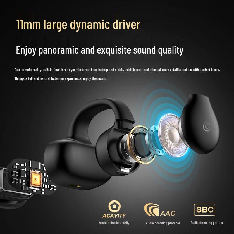 Aigo TX02 Clip-on Open-Ear Wireless Sports Earphones