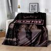 Girl Group Poses Blanket Soft Warm Cozy Suitable for Picnics Couch Office Chair Four Seasons Universal Digital Print