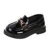 Girls' Trendy Retro Leather Princess Shoes with Soft Non-Slip Soles