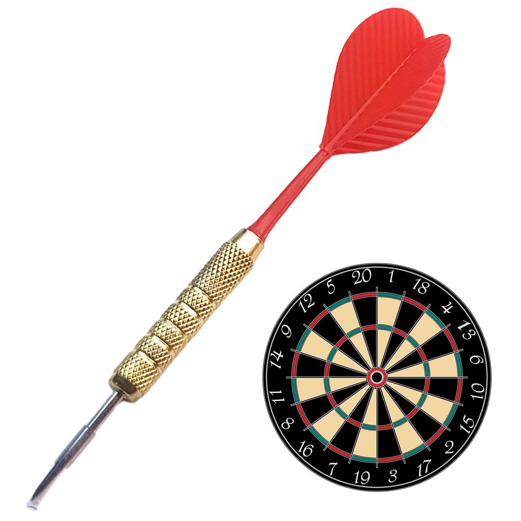 6 Pcs Steel Tip Darts Replacement Hard Steel Needle Practice Darts Professional Metal Darts Dartboard Accessories