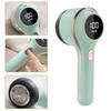 Electric Wireless Clothing Hair Remover, Sweater Defuzzer Fabric Remover Digital Display Portable Fabric Shaver for Cloth