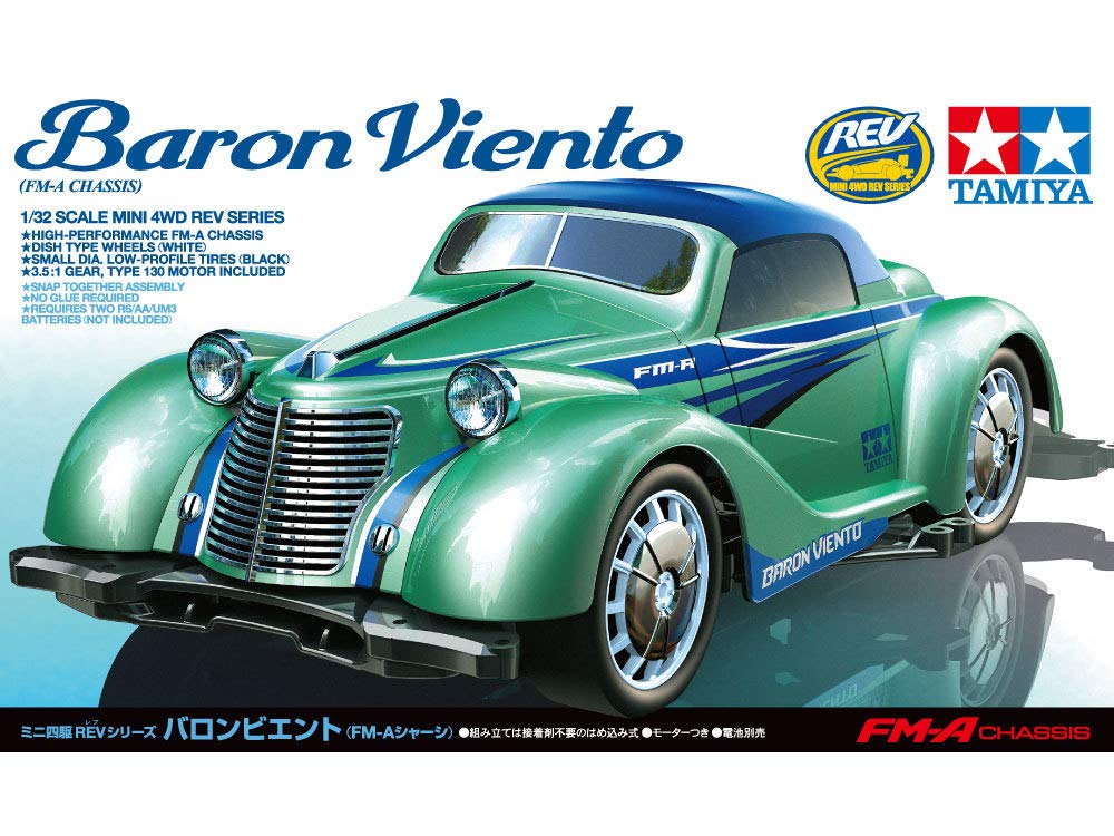 

Шасси Tamiya Mini 4WD REV Series Baron Biento 18709 №9 FM-A белый