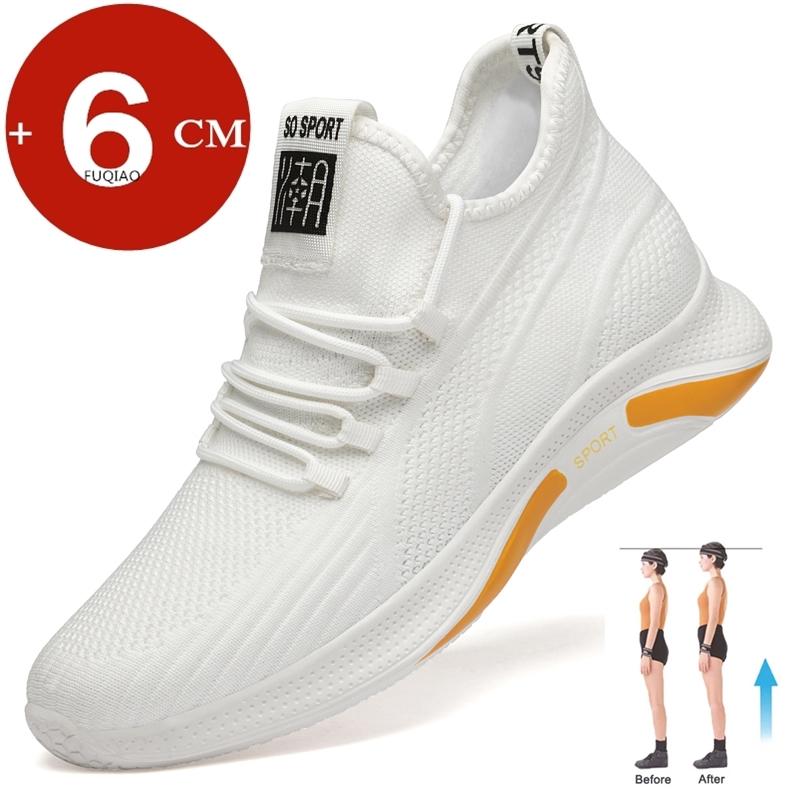 

Fashion Summer Men s 6cm Height Increase Breathable Mesh Sneakers Lightweight Comfortable Casual Sports Elevator Shoes Taller Man 37