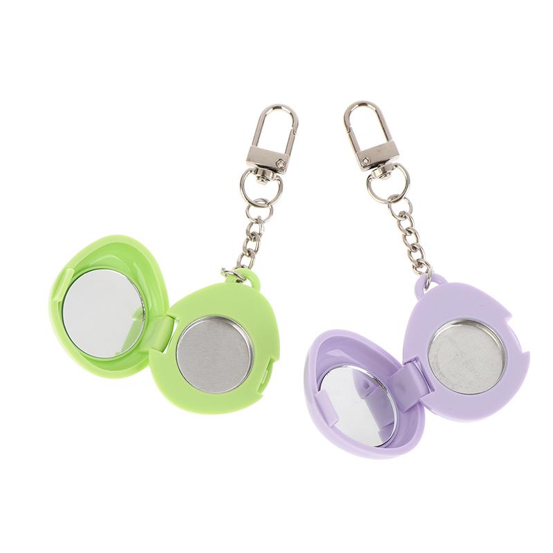 Portachiavi Colorato Porta Cipria Vuoto Fai da Te con Vassoio in Alluminio Contenitore Cosmetico Portatile Piccolo Contenitore per Fard