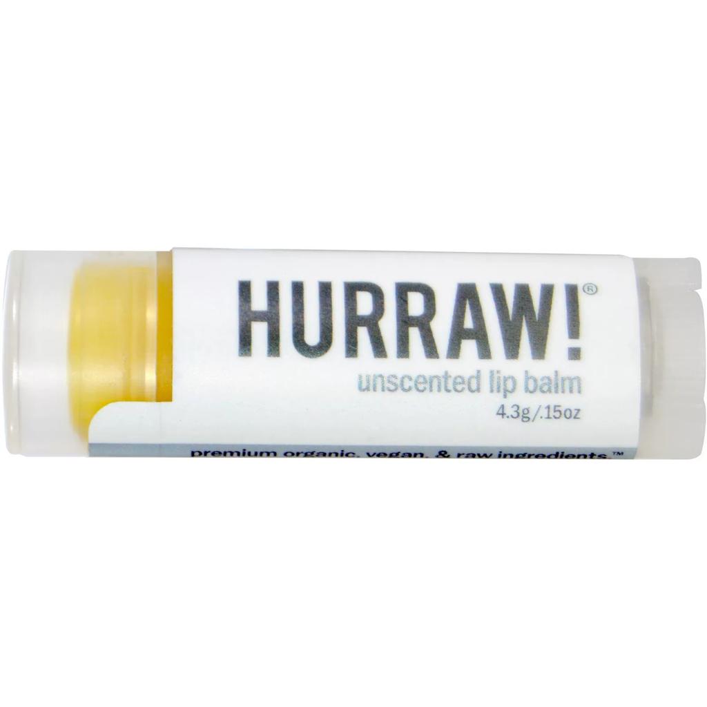 [Wilderness] American Generation Hurraw Pure Natural Organic Ingredients Plant Flat Tube Lip Balm 4.3G