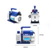 Handheld Integrated Vacuum Pump With Rotaional Piece   Conditioner Maintenance Refrigerant Refrigeration Pump with Brushless Copper Motor
