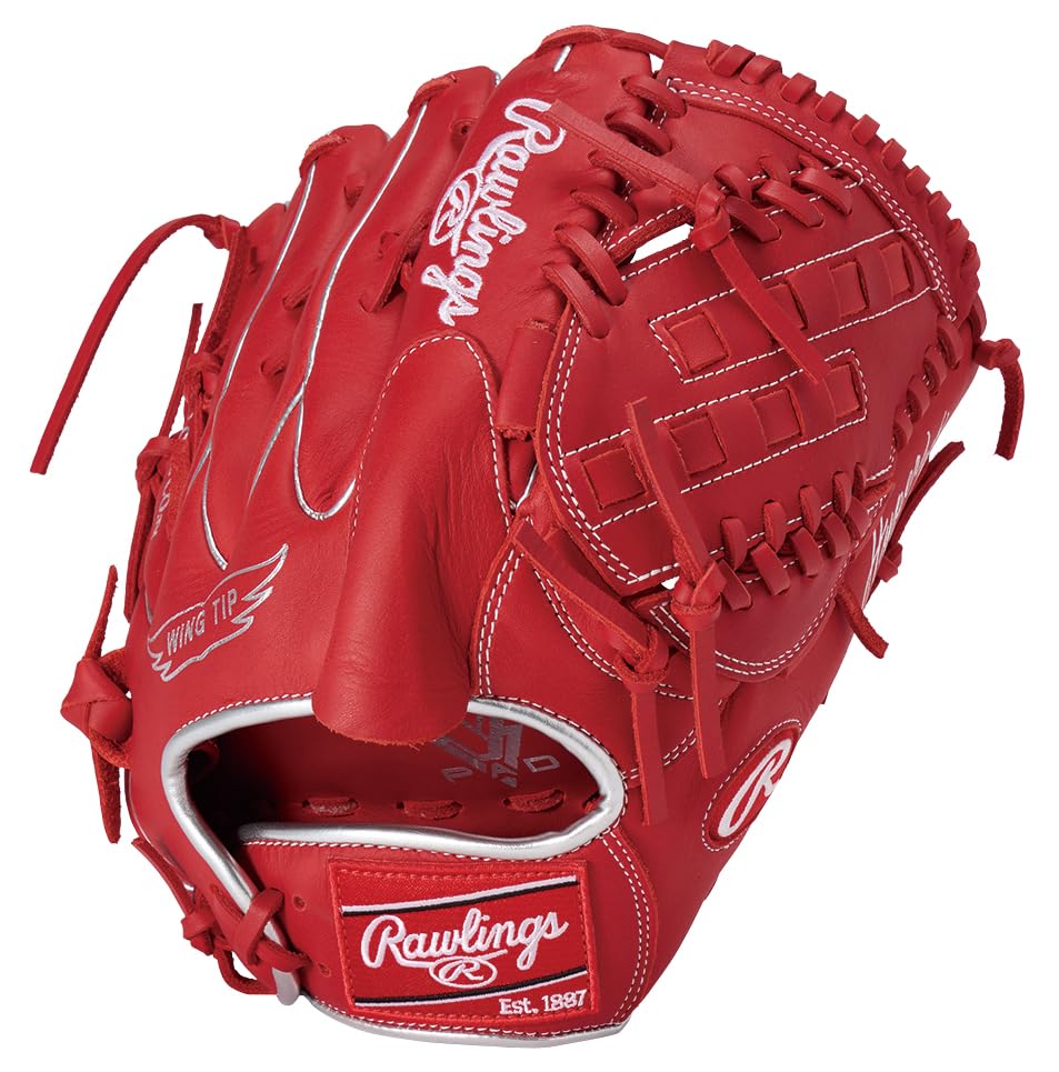

Rawlings Baseball Hyper Tech Color for Pitchers Glove, Softball, Sync, GR5FHTCA15W, Scarlet, 11.75 inches, (Left-Handed Throws) алый