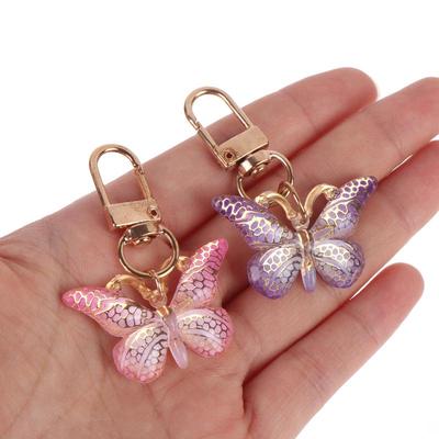 Butterfly Keychain Favor Set Beautiful Decorative Souvenir Kit for Wedding Shower Holiday Party Birthday Guest Return Gifts