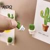 Heavy Duty Magnetic Decorations 6Pcs Potted Cactus Refrigerator Magnets Mini Kitchen Fridge Magnets Magnet Memos Notes Photos Holder Decorative