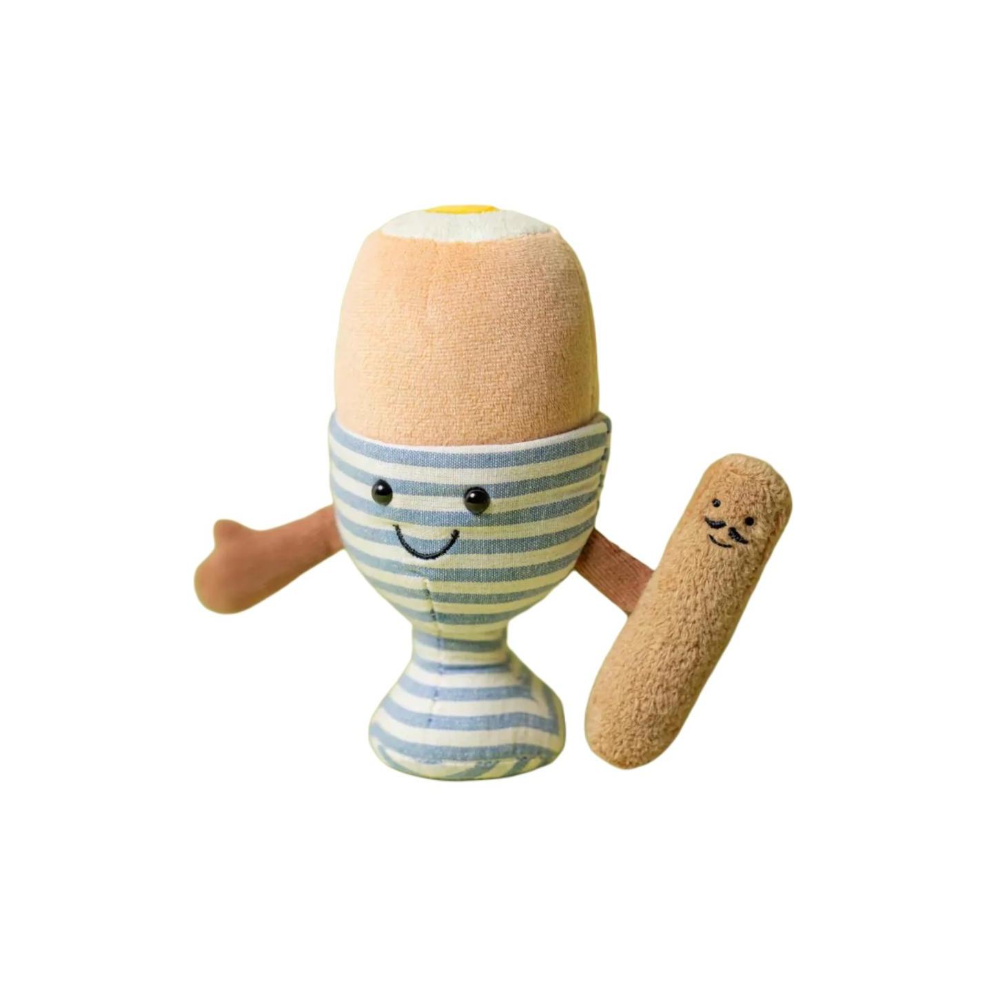

JELLYCAT Fun Egg Boiling And Longsword Puffy Knight Dolls Plush Doll 12cm Height In Sitting Posture Box Not Included