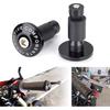 Goldfire Motorcycle 7/8'' Handle Bar End Weights Handlebar Grips Cap Anti Vibration Silder Plug Fits for Yamaha Kawasaki Dirt Bike (Black)