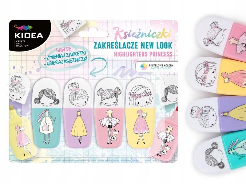 Princess Highlighters - NEW look kidea 4284