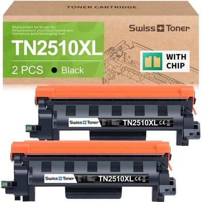 Toner - UNDERSCORE - TN2510XL - Kompatibel Brother - 2x Schwarz - 3000 Seiten