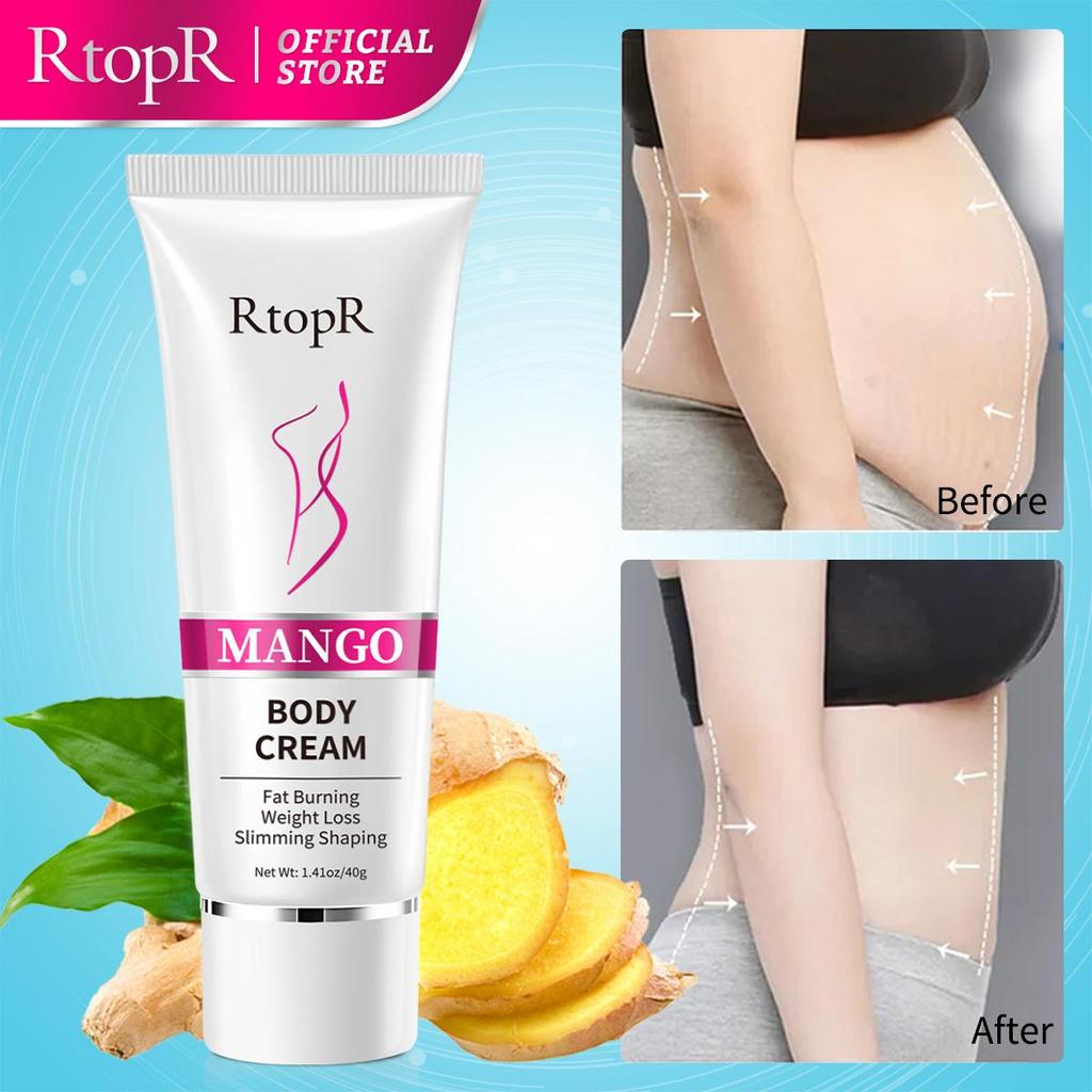 RtopR Mango Body Cream Firming The Skin The Perfect Waistline And Leg Line Massage