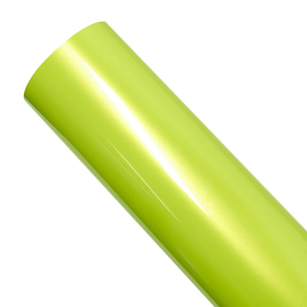 

Car Stickers Iridescent Coral Vinyl Wrapping Film Waterproof Self-Adhesive Wrap Film for Auto Motorcycle Tuning & Protection 10CMx152CM жовтий