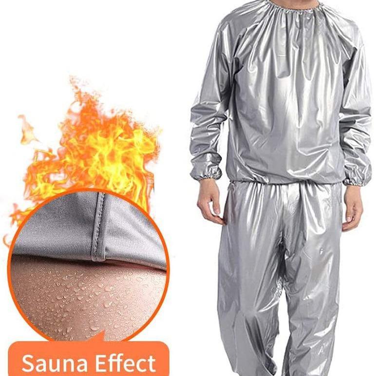 PVC Sauna Clothes Unisex Sports Fitness Sweat Clothes Sauna Suit Sweat Clothes