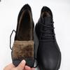 Men's Warm Snow Boots, Men's Leather Casual Shoes, Rubber Ankle Boots, Large Size High-top Plus Velvet Men's Boots 2024