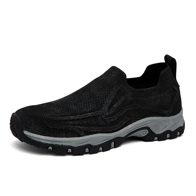 Fashion Spring and Autumn 2024 men's casual sports shoes flat breathable comfortable non-slip walking large size loafers men's shoes
