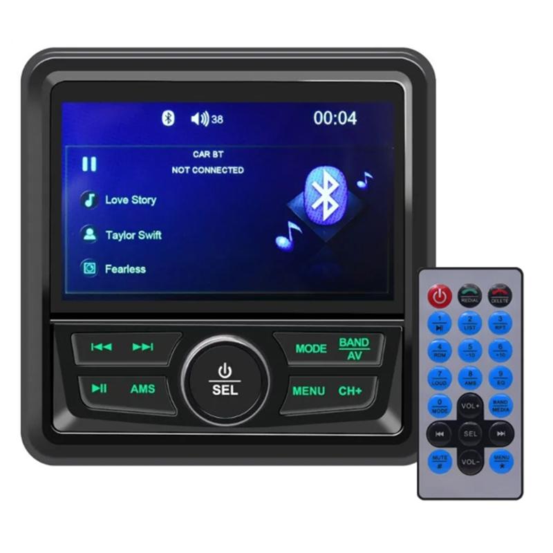 Marine Radio For Yacht ATV UTV Digital Media Audio Playe Waterproof Boat Accessories