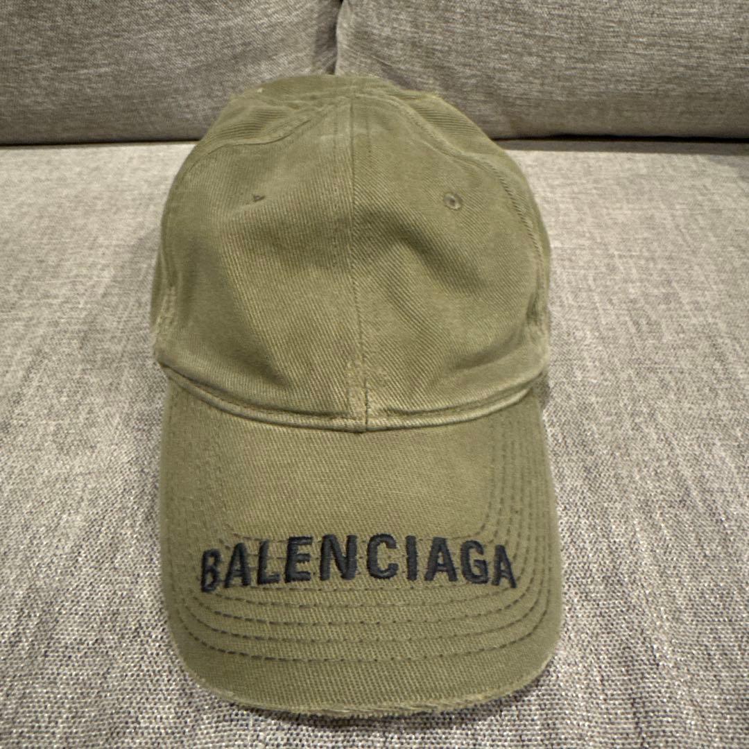 Used BALENCIAGA olive cap