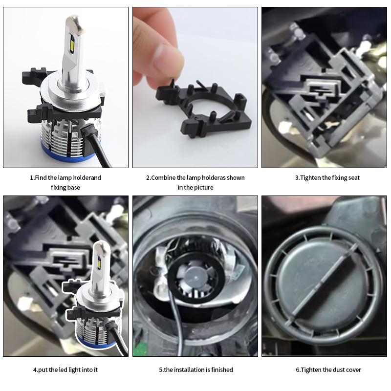 10PCS H7 Base For Ford Focus/Focus MK2/MK3 Mondeo MK4 Land Rover Free Lander Carnival H7 LED Headlight Bulb Holders/Adapters