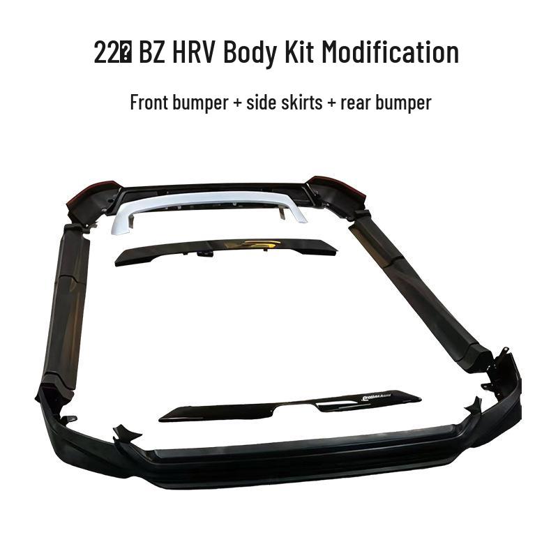 2022 Honda Vezel HRV Mugen Style Body Kit: Front Lip, Side Skirts, Rear Lip
