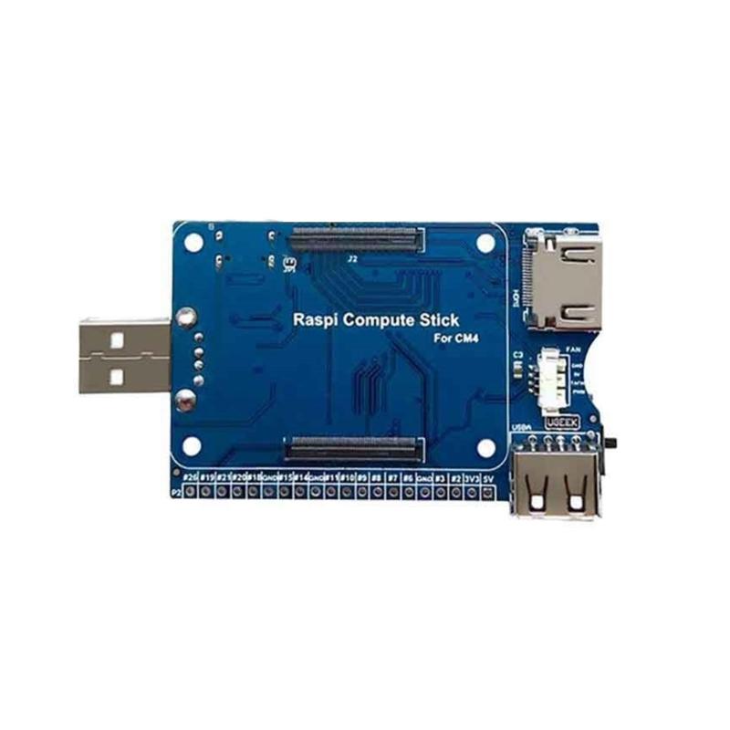 Base Board Designed for RPi Compute Module 4 Powerful Functions Small Size Body Expansion Board 20PIN GPIO Socket