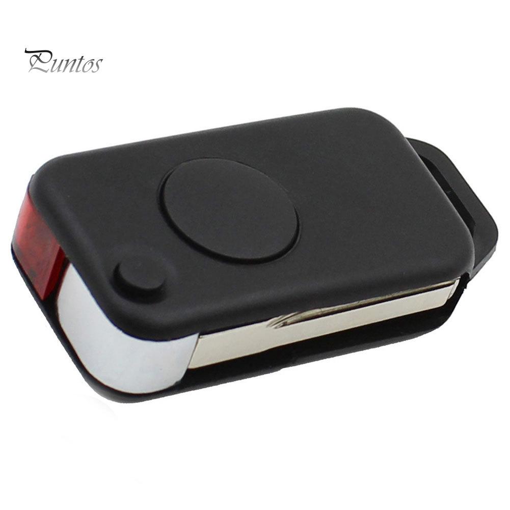 Puntos – coque de clé télécommande de remplacement, 1 bouton, pour Benz Mercedes 1984 – 2004