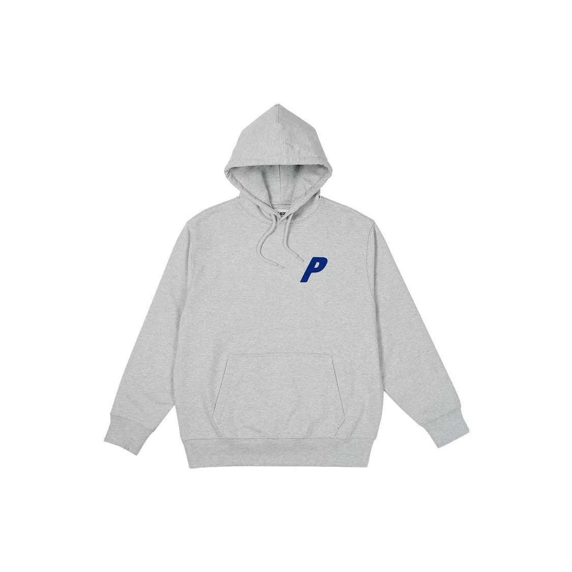

Palace P3 Felt Hood серый меланжевый унисекс топы P25CS006 M