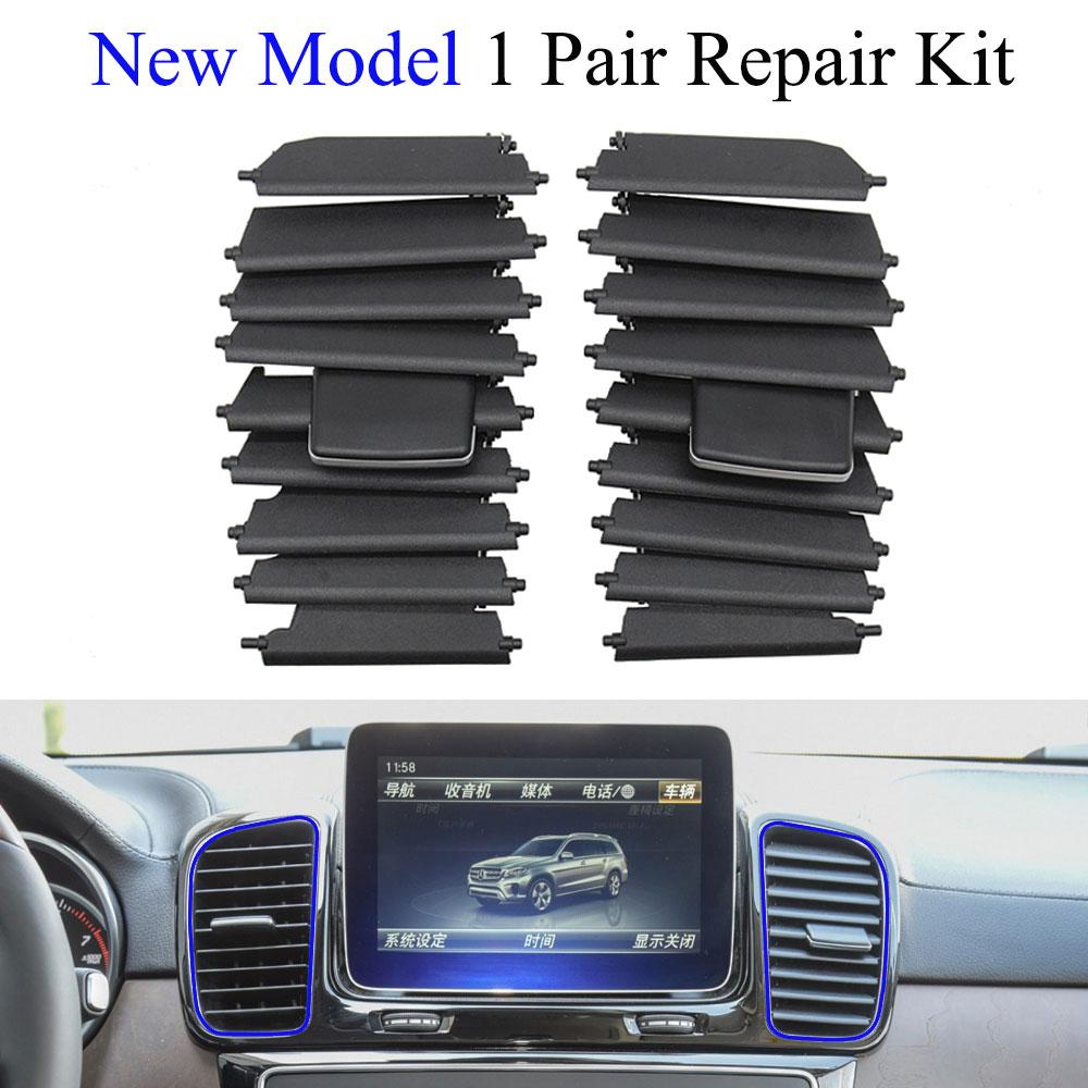 W166 W292 Kit de reparare a clemei de glisare a grilei de ieșire a aerului condiționat pentru tabloul de bord al mașinii pentru Mercedes Benz ML350 GL450 GLE