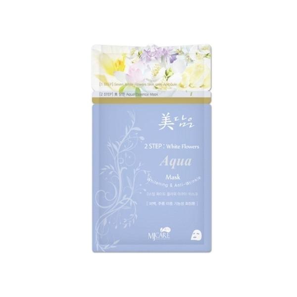 [10 sheets] White Flower Aqua Moisture Sheet Mask Pack_18565374_634664